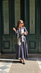 The Noir Petal Manor Dress