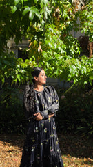 Midnight Botanica Maxi Dress