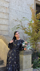 Midnight Botanica Maxi Dress