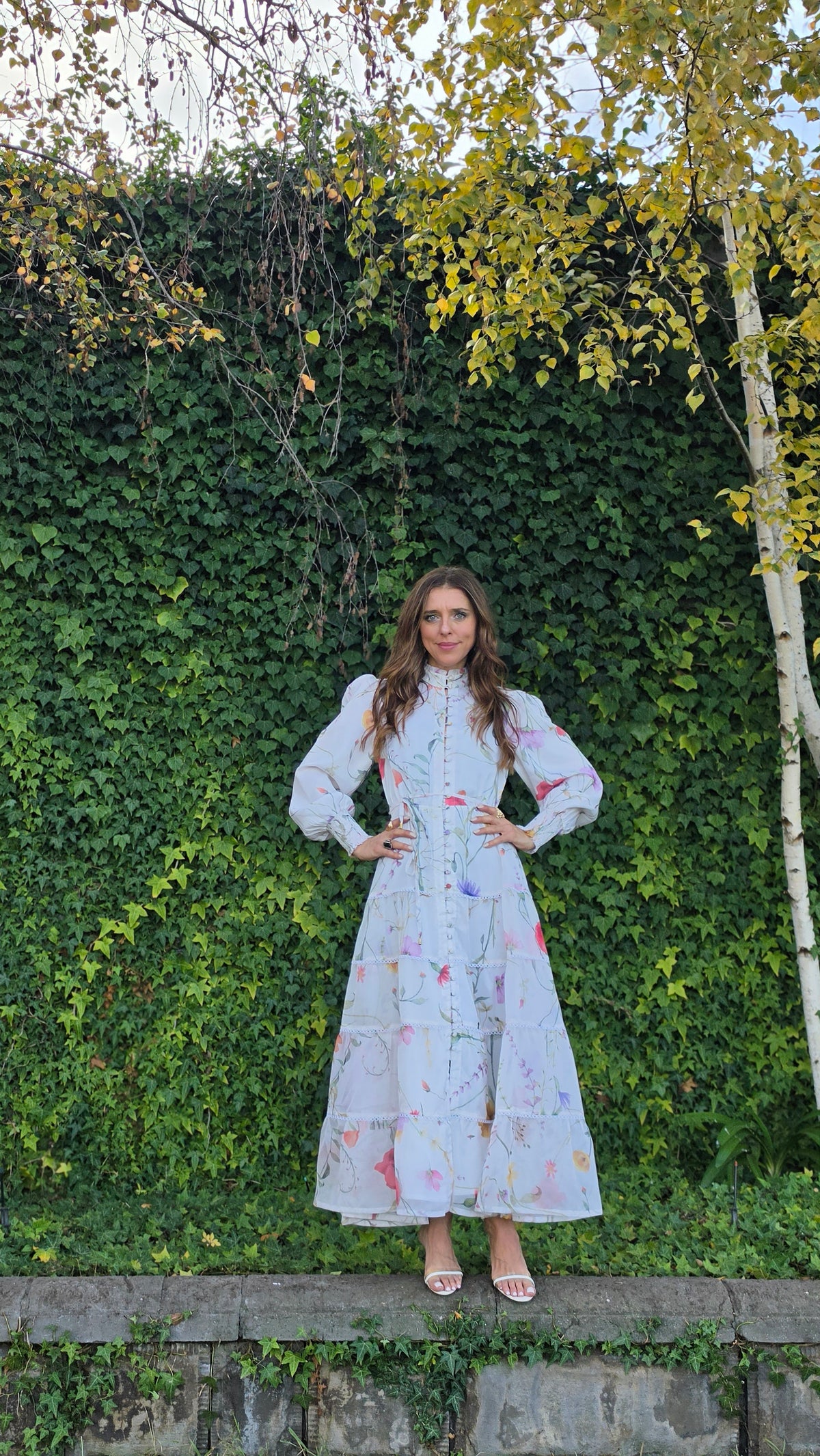 Garden Muse Lace Tiered Dress