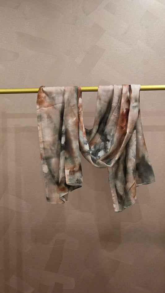 Brushstroke Elegance Printed Modal Hijab