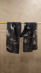 Midnight marble Printed Modal Hijab