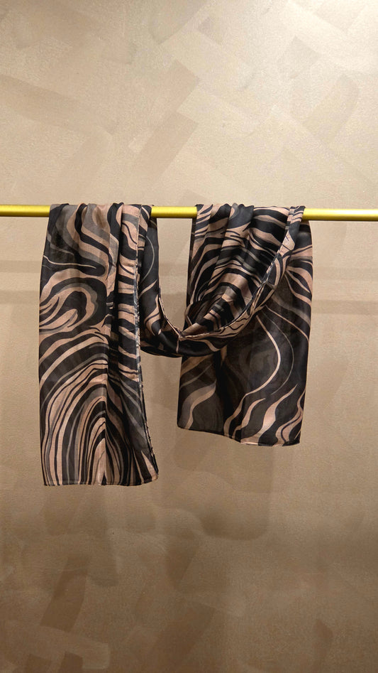Night Marble Printed Modal
