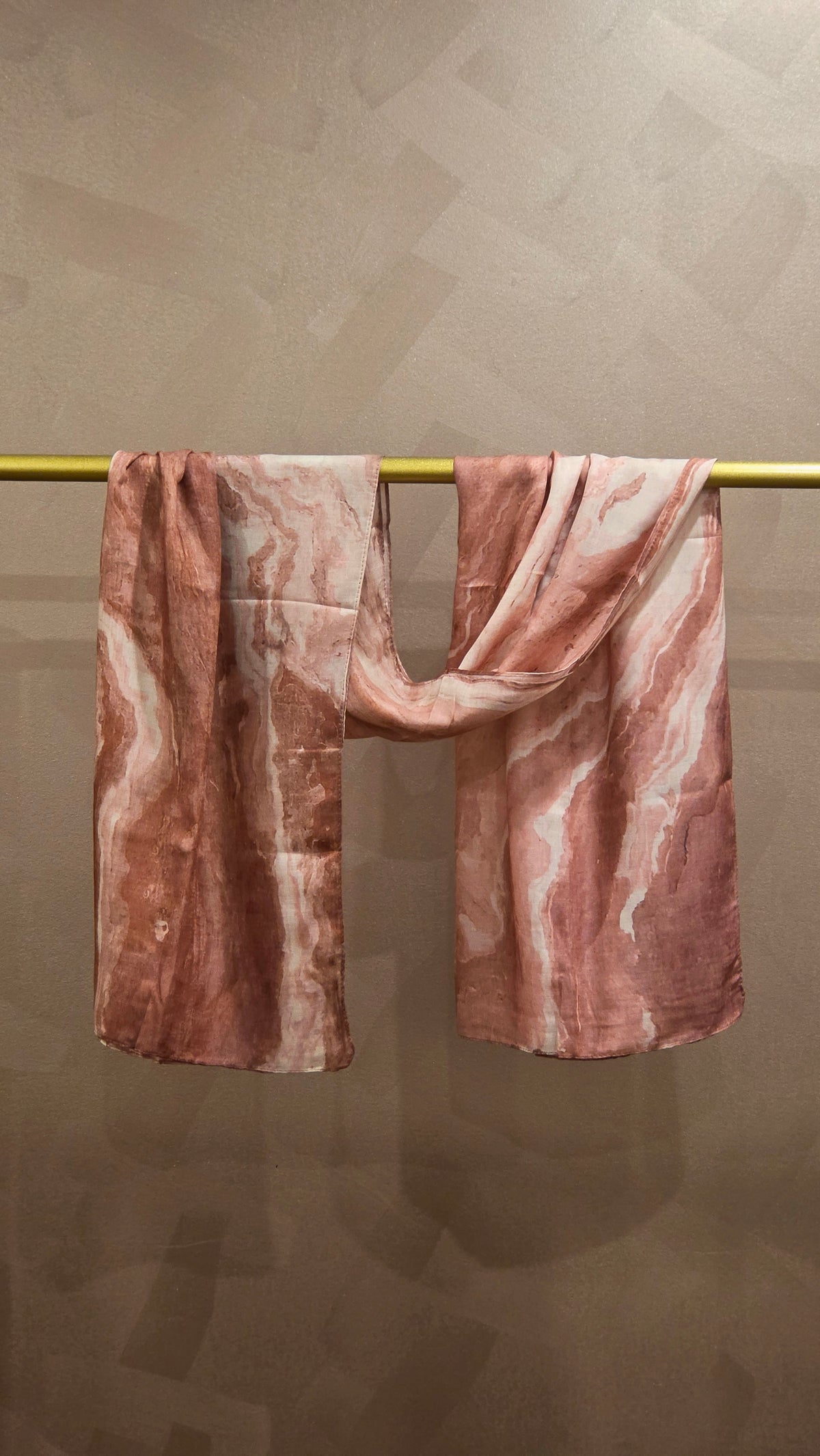 Blush Marble Printed Modal Hijab