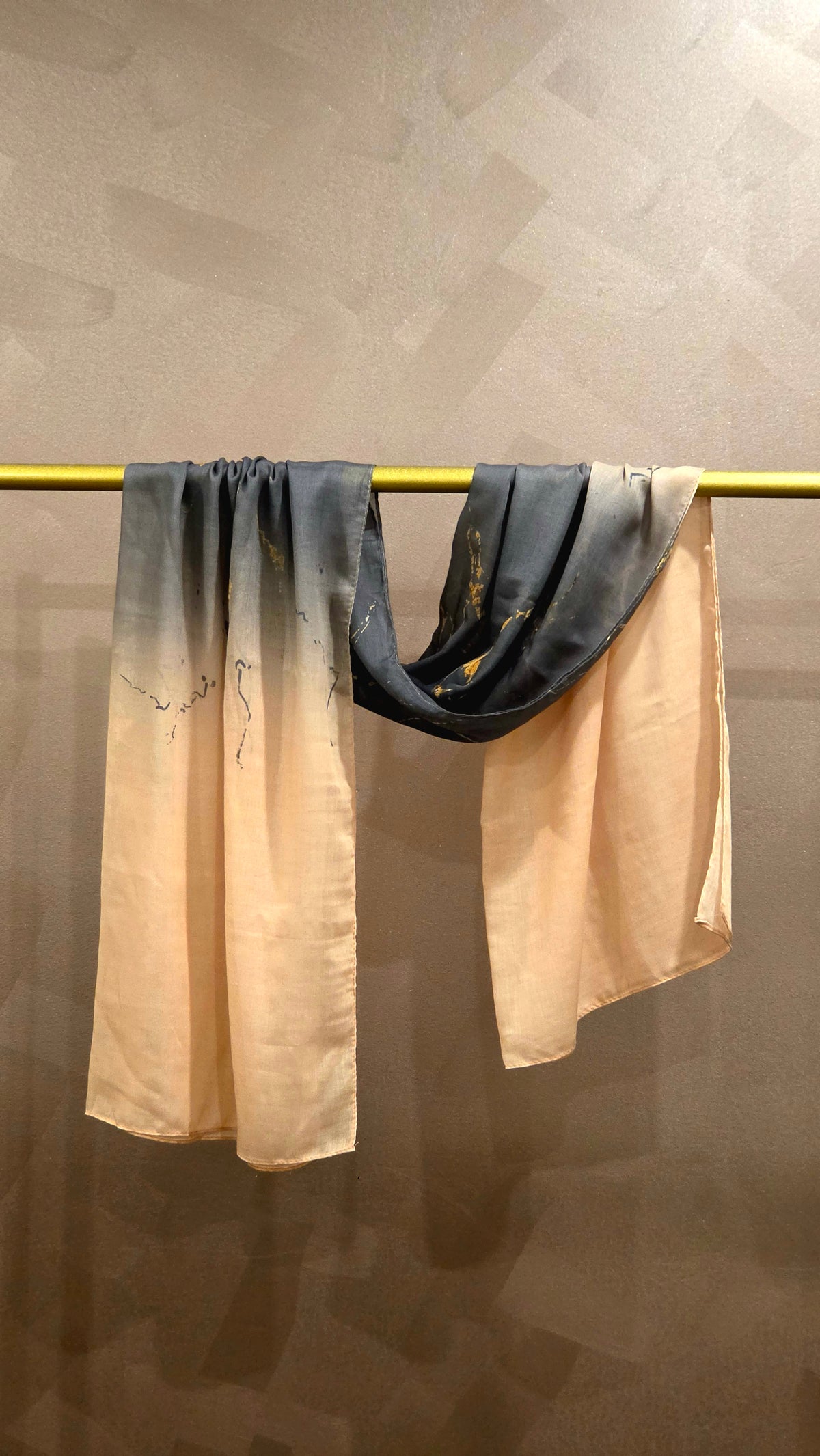 Grey Fade Printed Modal Hijab