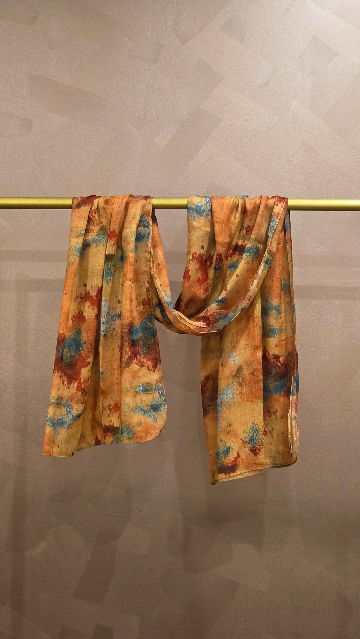 Saffron Storm Printed Modal Hijab