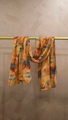 Saffron Storm Printed Modal Hijab