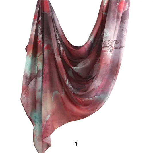 Rose Miraj Printed Modal Hijab