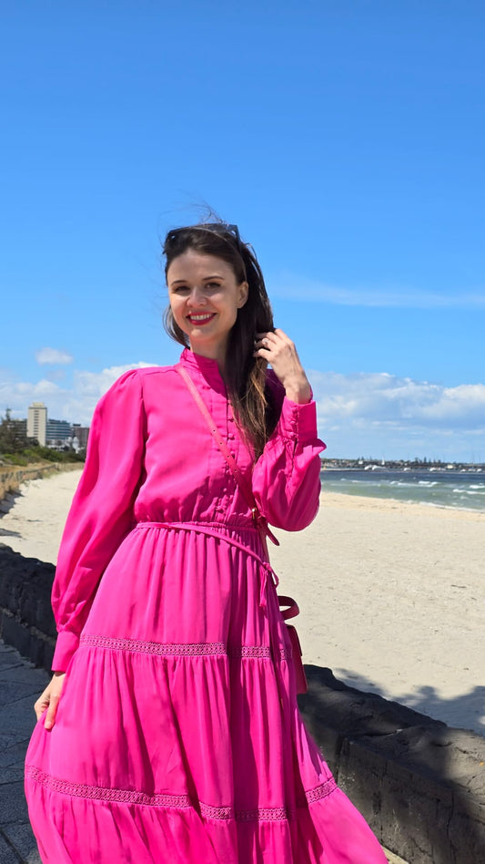 Pink Paradise Lace Tiered Tress