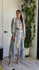 Blue Reverie Shirt Dress