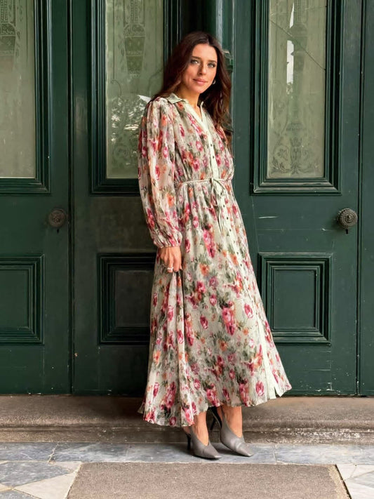 Olive Bloom Dress