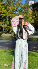 Blossom Blue Maxi Dress