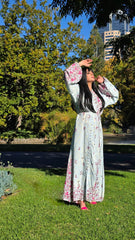 Blossom Blue Maxi Dress