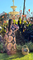Sunset Bloom Maxi Dress