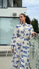 Blue Horizon Shirt Dress