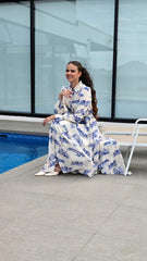Blue Horizon Shirt Dress
