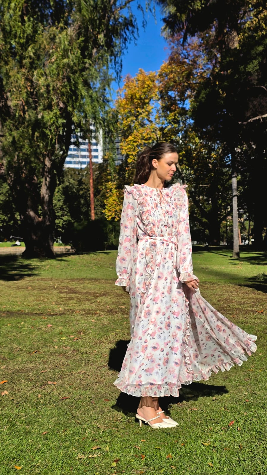 Soft Bloom Maxi Dress