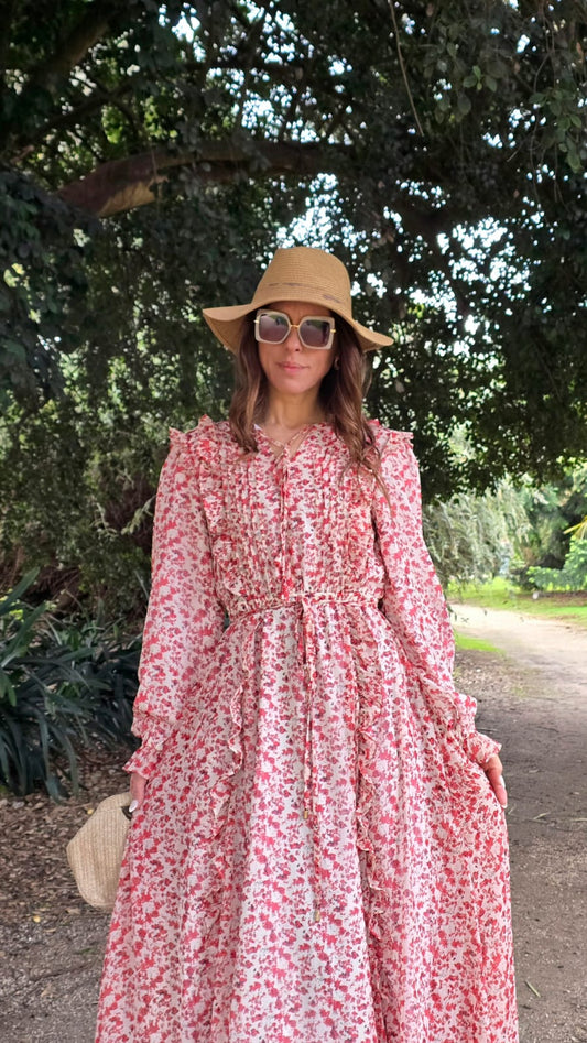 Petal Whisper Maxi Dress