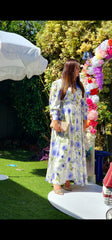 Lavender Bloom Shirt Dress