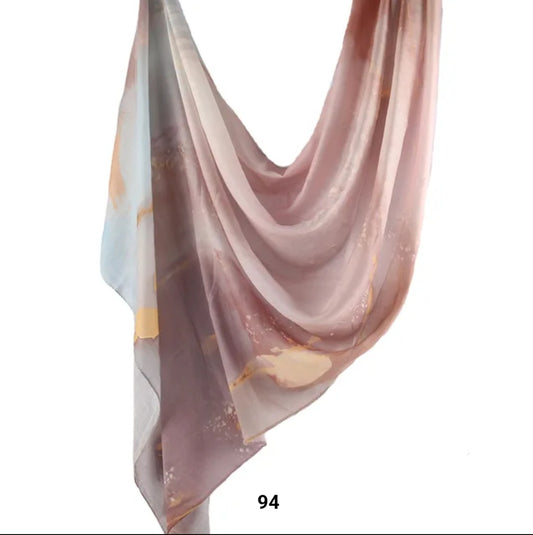 Blush Mirage Printed Modal Hijab