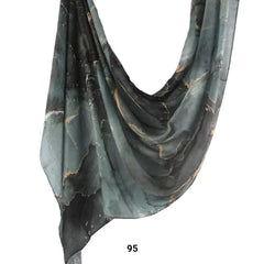 Moss Marble Printed Modal Hijab