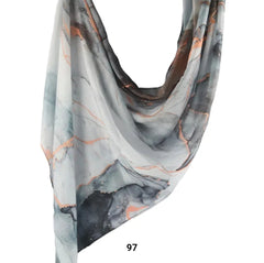 Twilight Marble Printed Modal Hijab