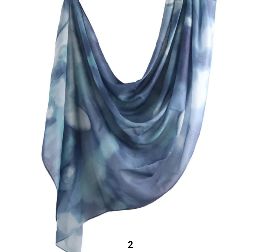 Ocean Drift Printed Modal Hijab – Modest Forever Australia