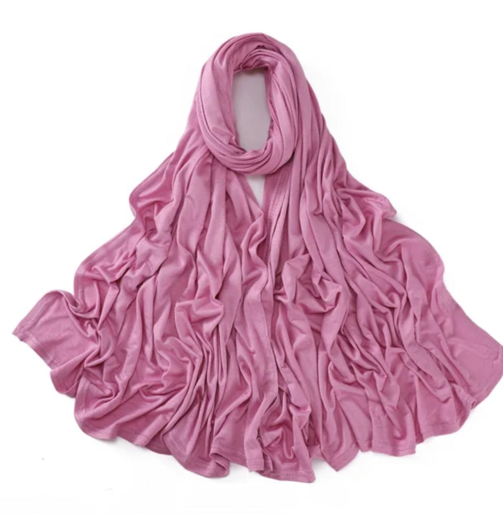 Pink Jersey Hijab