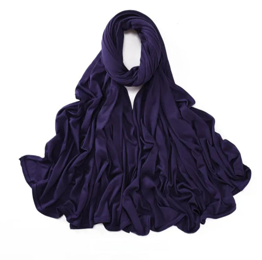 Purple Jersey Hijab