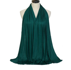 Dark Green Jersey Hijab