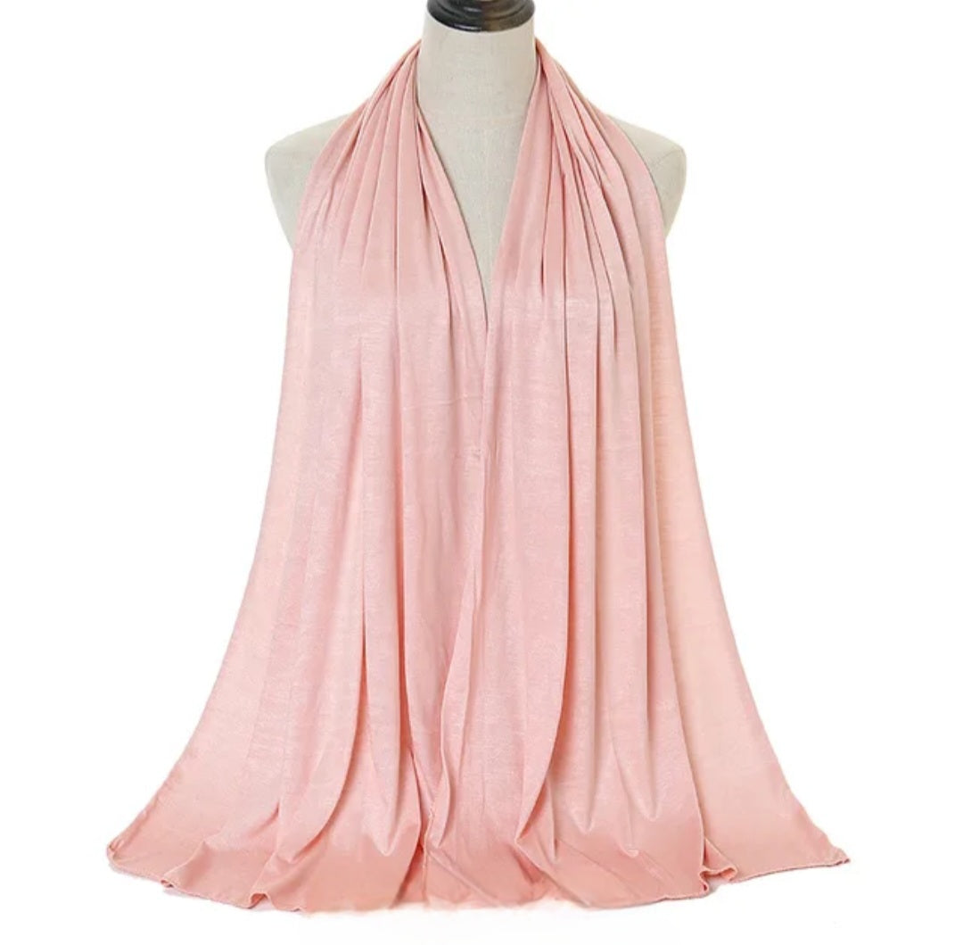 Blush Jersey Hijab