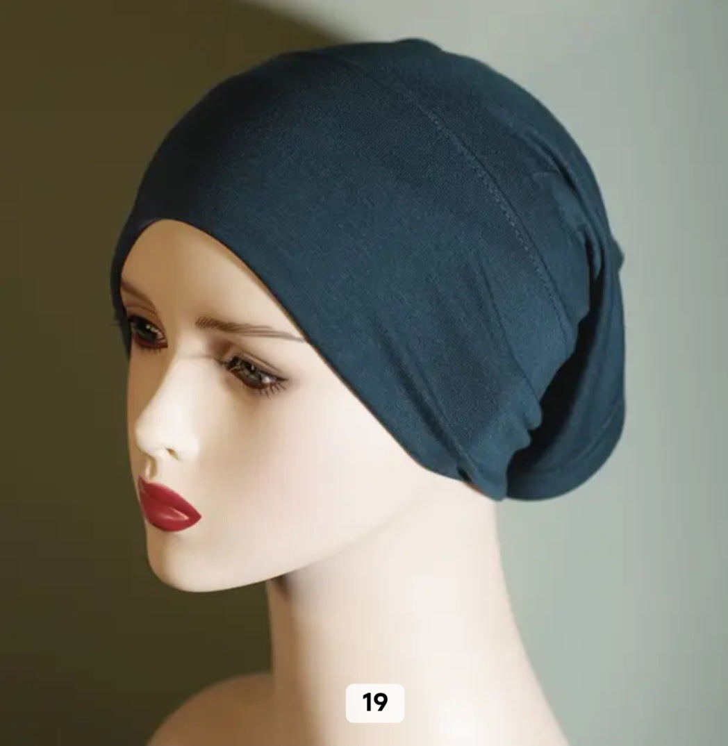 Hijab Undercap Midnight Teal