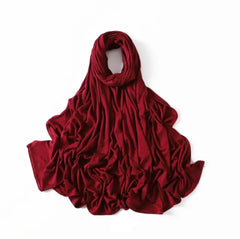 Berry Red Jersey Hijab