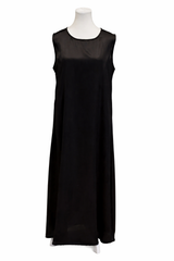 Black Satin Abaya Inner Dress