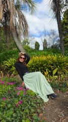 Mint Tier Maxi Skirt