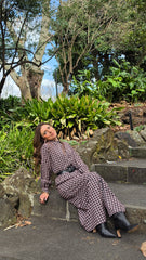 The Houndstooth Line Dress