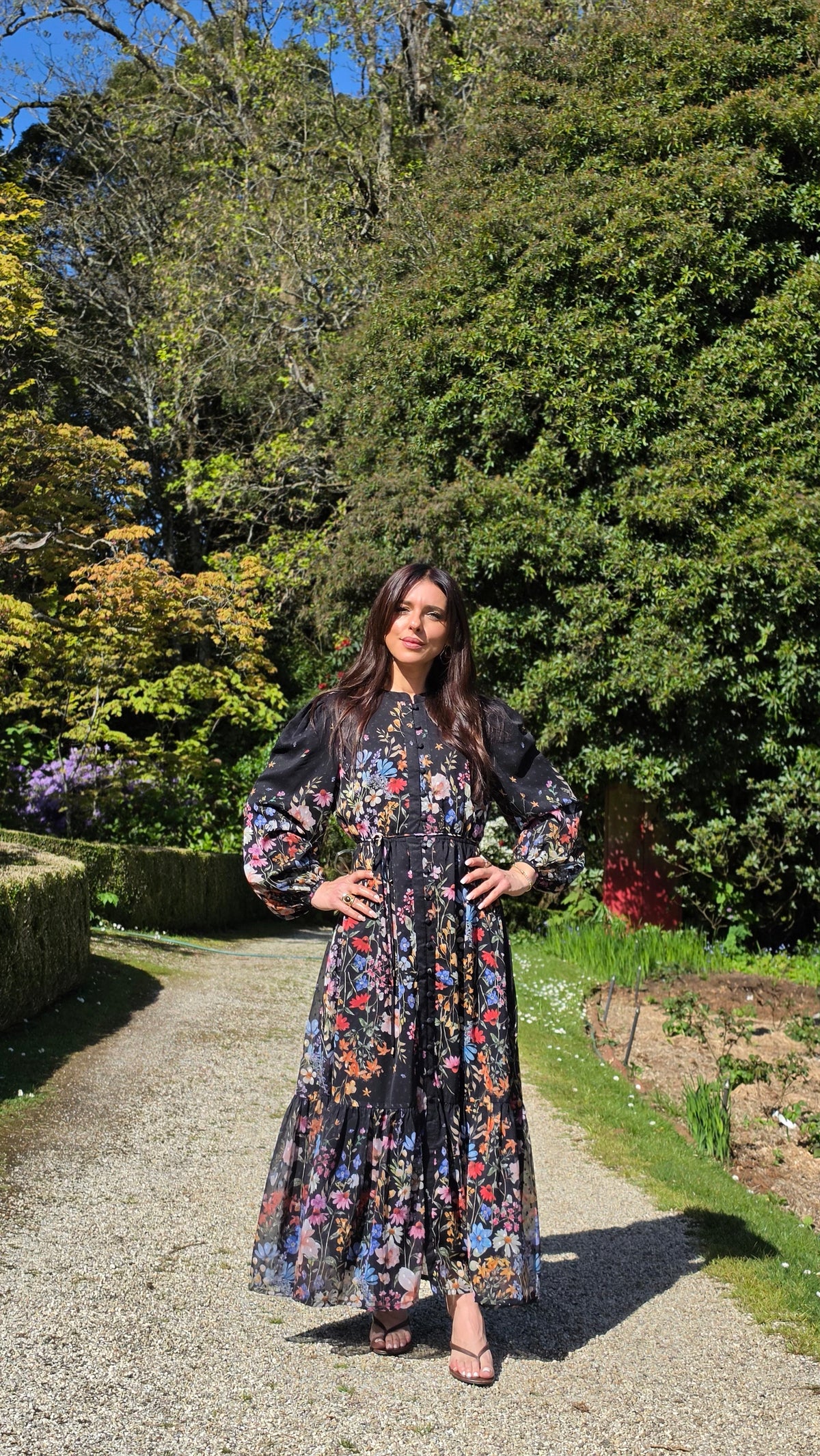 Twilight Blossom Grace Dress