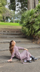 The Houndstooth Line Dress