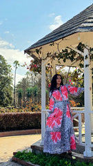 Coral Garden Dress