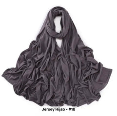 Dark Grey Jersey Hijab