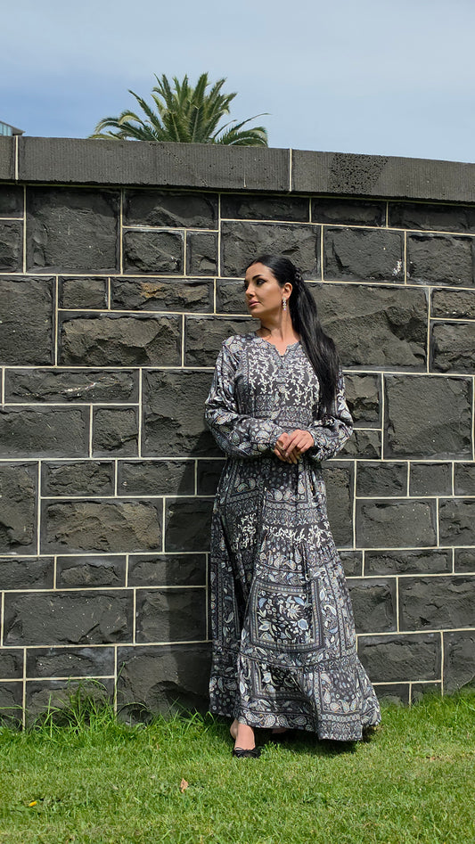 Dusky Meadow Maxi Dress