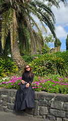 Black Tier Maxi Skirt