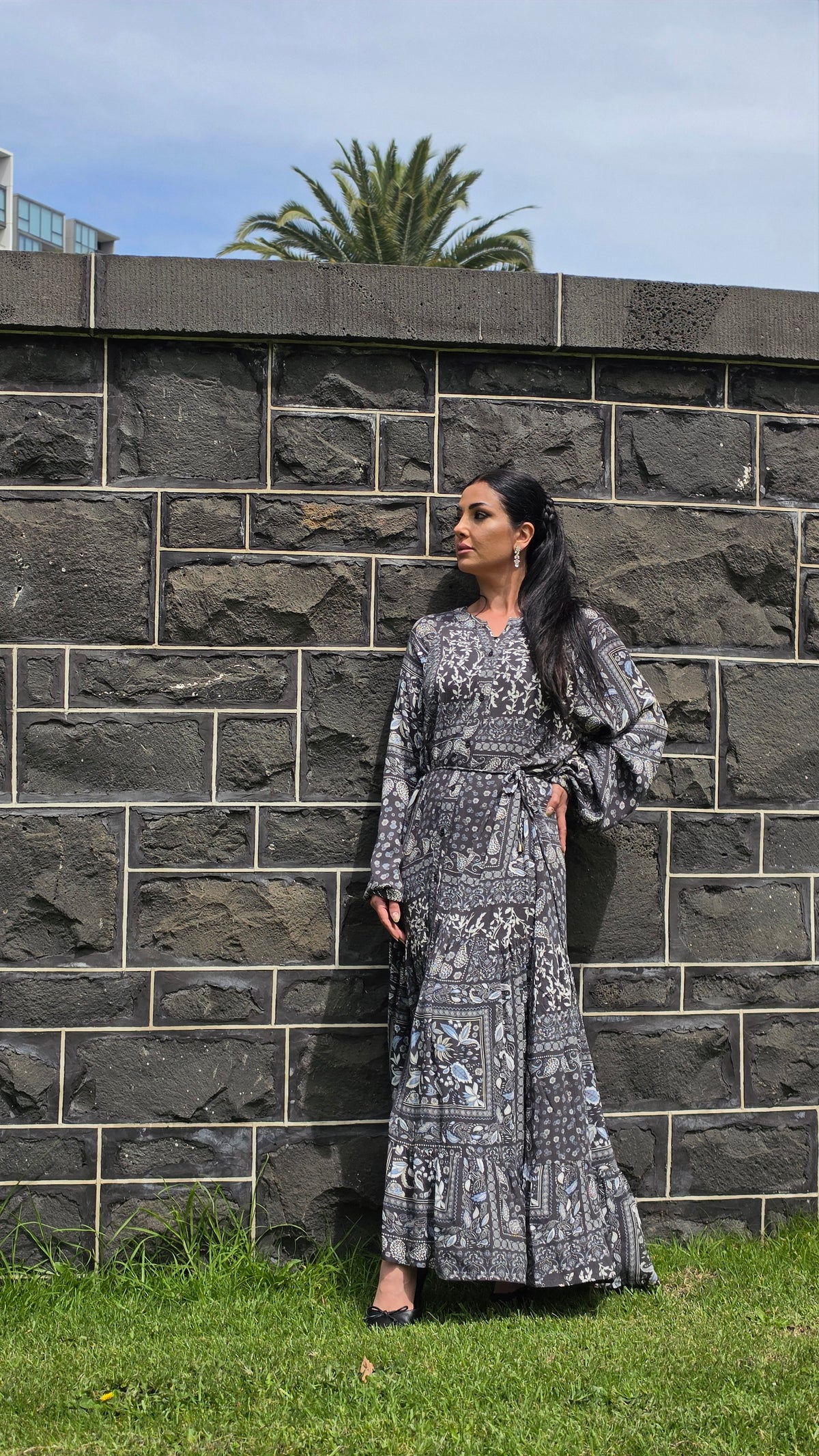 Dusky Meadow Maxi Dress