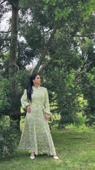 Lime serenity Dress