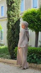 Celeste Leaf Luxe Abaya
