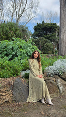 Sage Whisper Regency Lace Dress