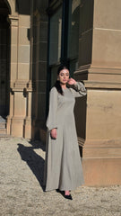 Muted Clay Linen Dress
