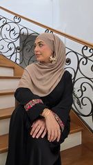 Black Grace Lace Abaya