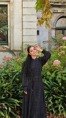 Noir Elan Tiered Dress