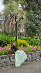 Mint Tier Maxi Skirt
